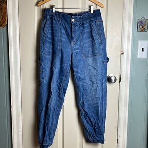 NWOT American Eagle Jogger Carpenter Jeans Size 10 Short Stretchy